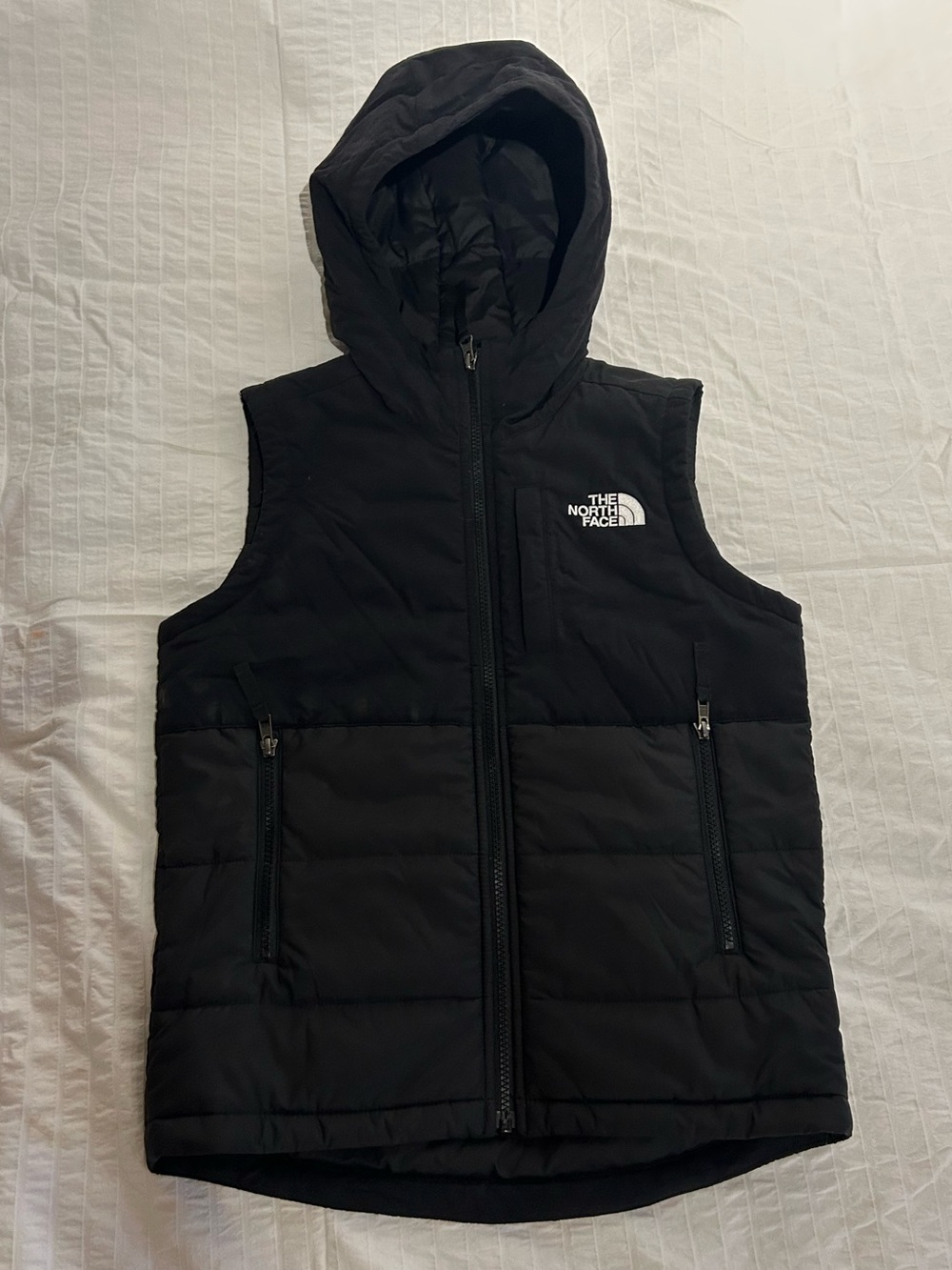 The North Face Black Hooded Puffer Vest